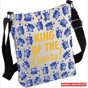 Video Games Crossbody Bag, Waterproof Polyester, Adjustable Strap, 8x7x2 Inches